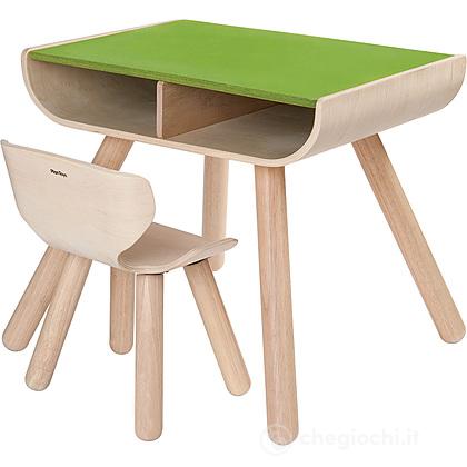 Tavolo con sedia mobili e arredamento plan toys giocattoli ... Tavolino con sedie frozen