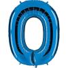 Palloncino Mylar 40 (100cm) Numero 0 Blue