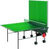 Tavolo ping pong training Indoor con ruote verde