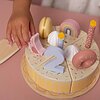 Torta Di Compleanno In Legno - Rosa (LD8015)