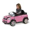 Auto Elettrica Mini Cooper S rosa con Radiocomando 6 Volt