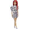 Barbie Fashionistas Vestito Zebrato (GRB56)