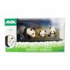 Panda con cuccioli. Animale in plastica con parti snodabili (LCT16055)
