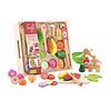 Set insalata con tagliere in legno (80069)