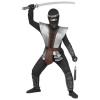 Master Ninja (Casacca, Pantaloni, Corazza, Cintura, Bracciali, Gambali, Maschera) (140 Cm / 8-10 Years)