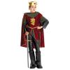 Cavaliere Reale (Casacca, Pantaloni, Copristivali, Mantello, Coronacon Gemme) (140 Cm / 8-10 Years)