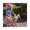 Casco Bici Rosa - regolabile 44 a 47 cm