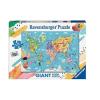 Mappa del mondo Puzzle 125 Giant (3146)