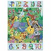 1 to 10 Jungle - 54 pcs - Puzzle - Giant puzzles (DJ07148)