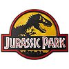 Jurassic Park Logo poster metallico