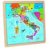 Italia Puzzle 25 Tessere Legno