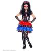 Costume mujer dia de los muertos scheletro 11-13 anni