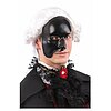 Maschera Mezzo Viso Nera In Plastica (00181)