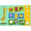 Trio di animali nudi - Giochi educativi - Puzzle duo-trio (DJ08186)