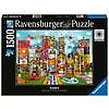 Eames House of Cards Fantasy - Puzzle 1500 pezzi (17191)
