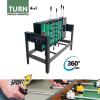 Calcetto 4in1 Turn4vs4 - calcio balilla, ping pong, hockey e biliardo (706200096)