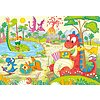 Dinosauri giocosi - Puzzle 2 x 12 pezzi (05246)