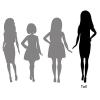 Barbie Fashionistas tall con abiti (DTF06)