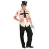 Poliziotto Zombie (Camicia Macchiata Di Sangue, Pantaloni, Cravatta Sbrindellata, Cappello) M