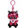 Peluche portachiavi volpe Glitter