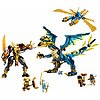 Dragone elementare vs. Mech dell'Imperatrice - Lego Ninjago (71796)