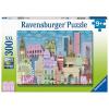 Puzzle 300 pz. XXL Europa colorata