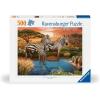 Zebre alla pozza d'acqua - Puzzle 500 pezzi (12000365)