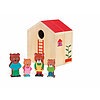 Minihouse Mica casa in legno con personaggi (DJ06385)