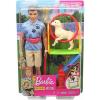 Barbie Ken addestratore di cani Carriere Playset(GJM34)