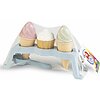 Set 2 coni gelato e cupcake con supporto