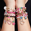 Juicy Couture Deluxe Bracciali Rosa E Preziosi (4408)