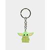 Star Wars: The Mandelorian - Baby Yoda Rubber Keychain Silver (Portachiavi)