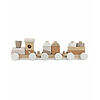 Trenino Giocattolo In Legno - Beige