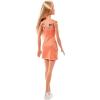 Barbie - Trendy con Abito arancio (FJF14)