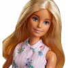 Barbie Fashionista, Bambola Bionda con Vestito a Fantasia a Fiori (FXL52)