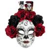 Maschera Dia De Los Muertos Con Rose (08462)