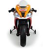Moto Repsol 12V Arancione con Luci e Suoni e Elastici sulle Ruote