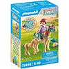 Bambina con pony e puledro (71498)