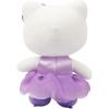 Hello Kitty Peluche Cm 30 Vestitino Viola