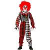 Costume pagliaccio horror taglia 4-5 anni 116 cm