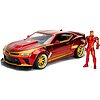 Marvel Iron Man Chevy Camaro Ss Del 2016 In Scala 1:24 Con Personaggio Di Iron Man  Die Cast