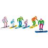 6 personaggi con snowboard (JC54300)