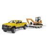 Ram 2500 Power Wagon Con Rimorchio E Mini Scavatore (02546)