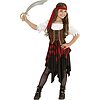 Costume Piratessa (Vestito, Corsetto, Fascia Per Testa) 4-5 anni