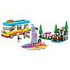 Camper Van nella foresta e barca a vela - Lego Friends (41681)