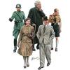 1/35 German Civilians 1930-40s. Resin Heads (MA38075)
