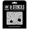 Stencil Sttx003 Splash & Stains
