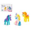 Medium Set Pasta Modellabile - Unicorni - Lighty, Sunny, Rainy (705600446)
