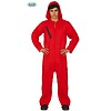 Costume Uomo Tuta Rossa Rapinatore Taglia L (88688)