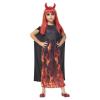 Costume diavolessa infuocata taglia 5-7 anni (S8969-M)